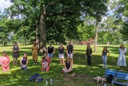 'Socially-Distant' Celebration at Druid Hill Park